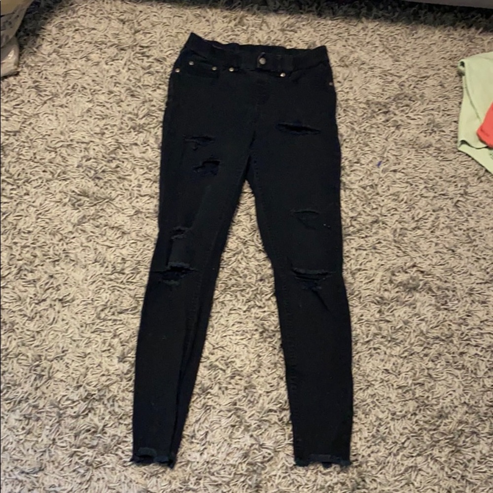 Hue black jeans